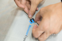 Серые футболки с логотипом «МонолитСтрой»